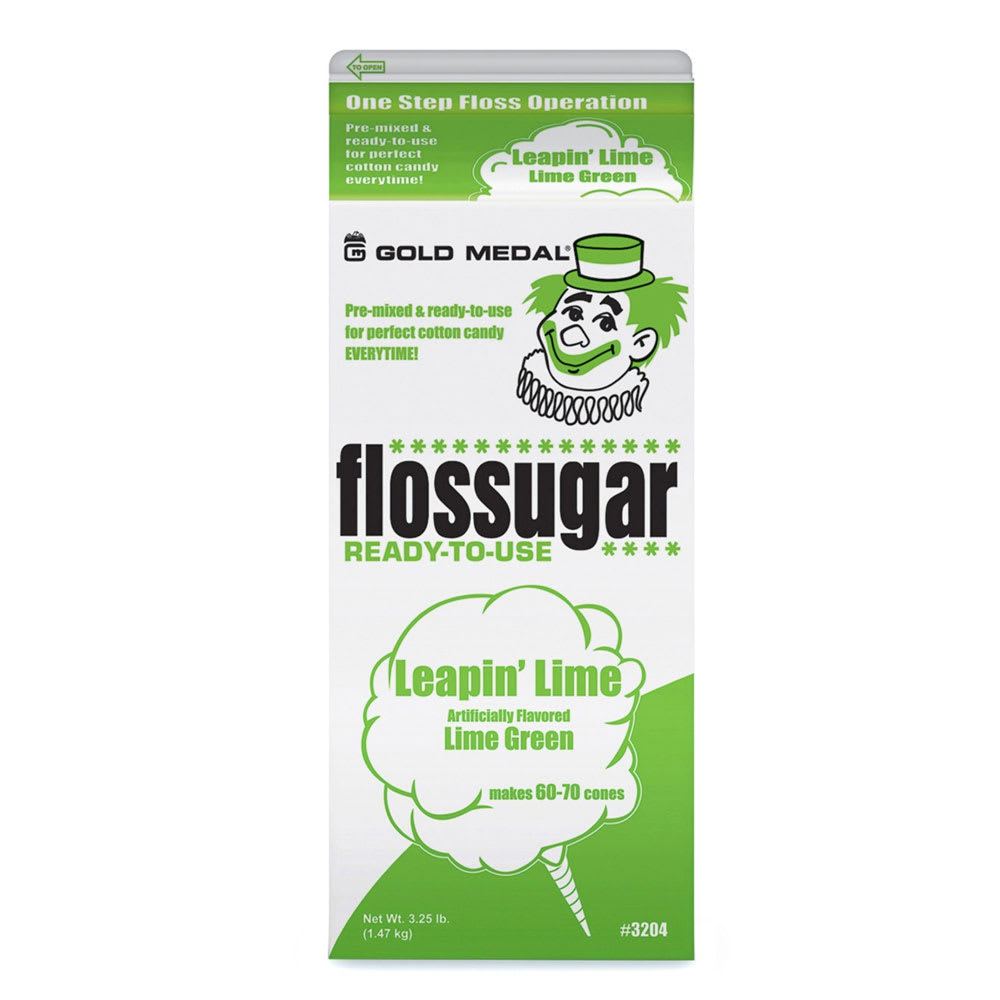 231-3204 1/2 gal Leapin' Lime (Lime) Cotton Candy Flossugar