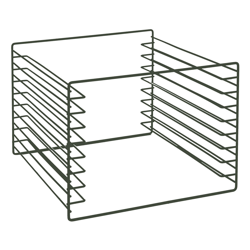 268-FTSM8GN Tray Slide Module, 8 Tray Capacity, 1 1/4" Clearance, Green Epoxy Wire