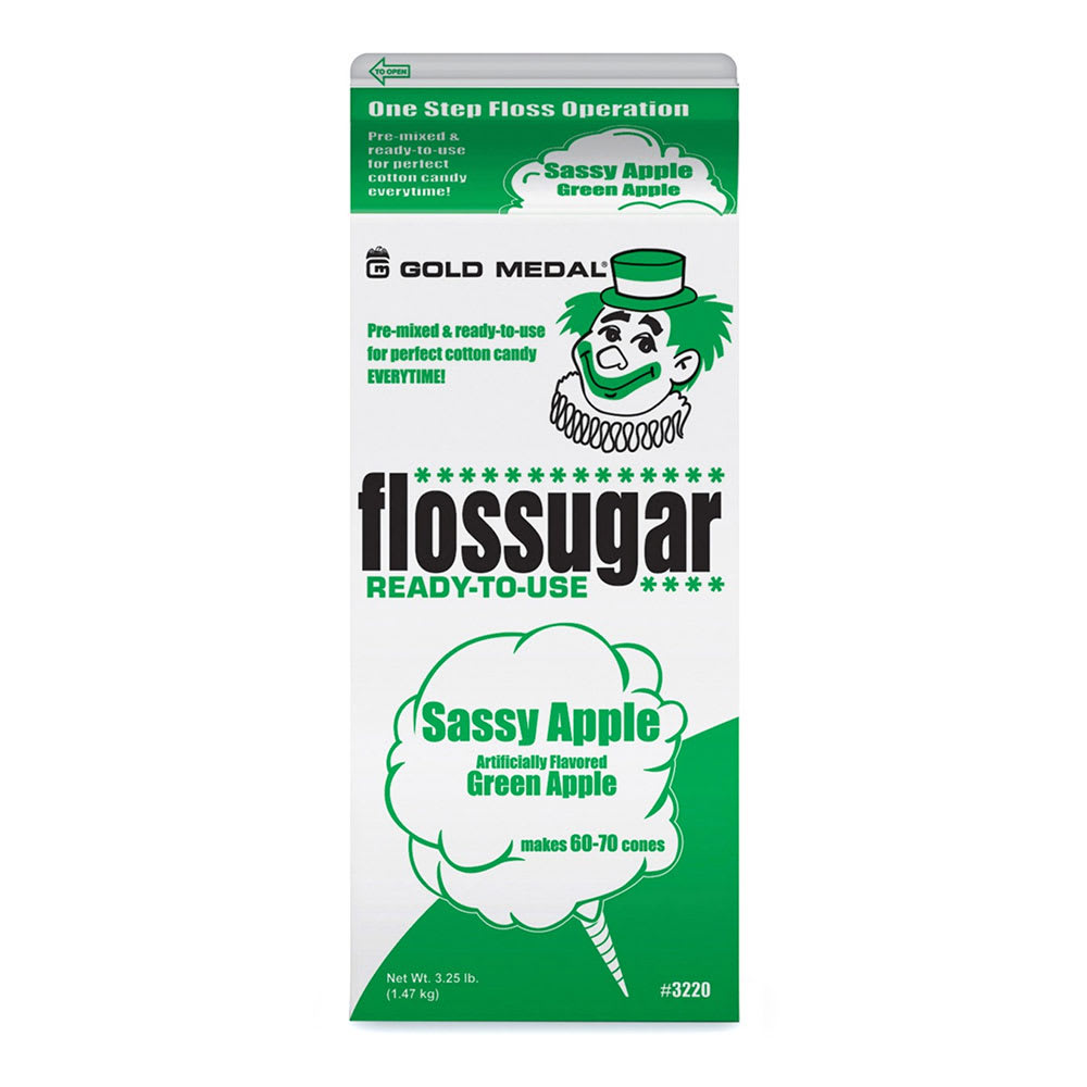 231-3220 1/2 gal Sassy Apple (Apple) Cotton Candy Flossugar