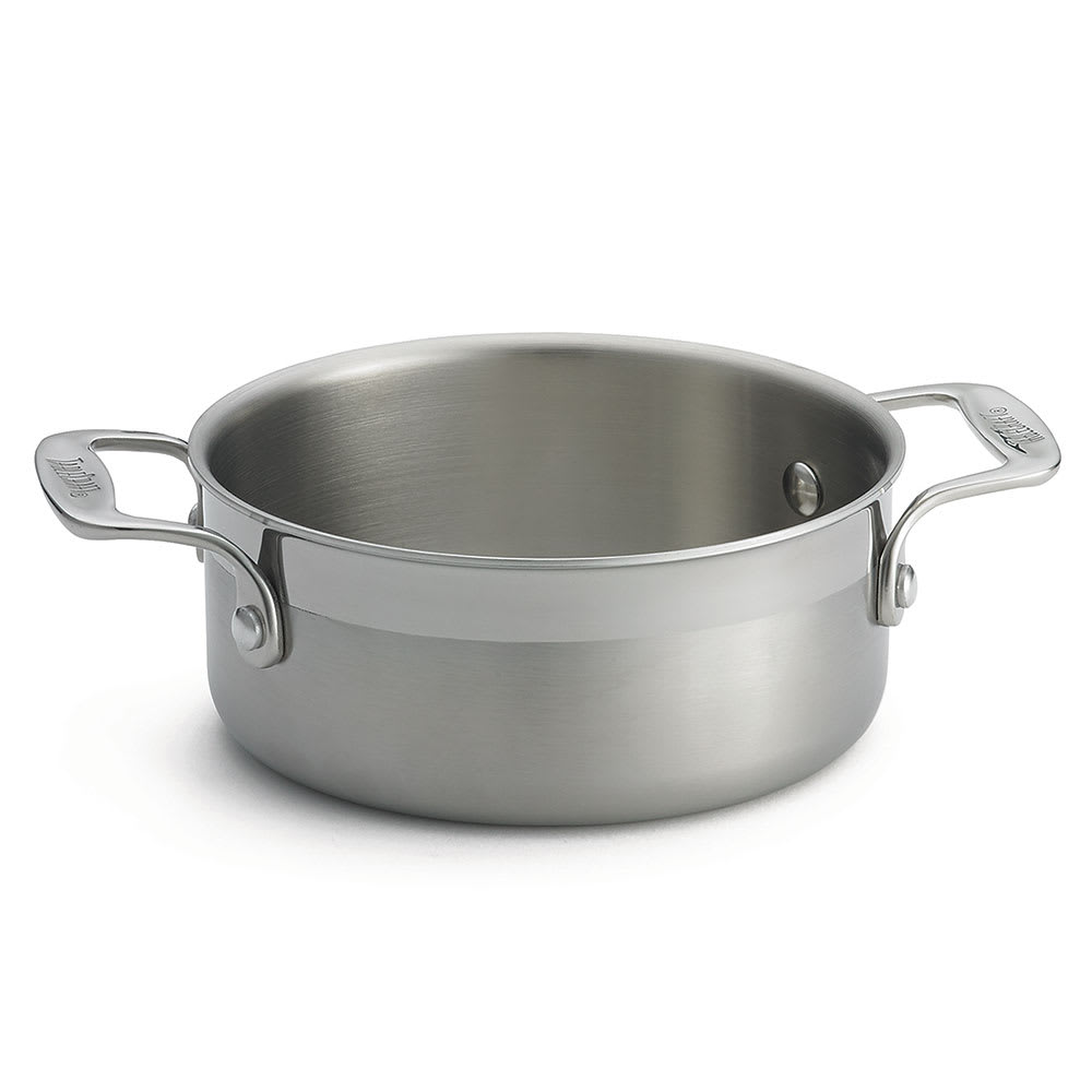 229-CW7000 1 qt Round Casserole Dish - Aluminum/Stainless Steel, Silver