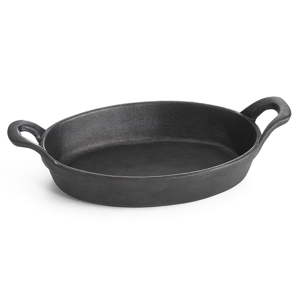 229-CW30100 9 oz Mini Au Gratin Dish, Cast Iron