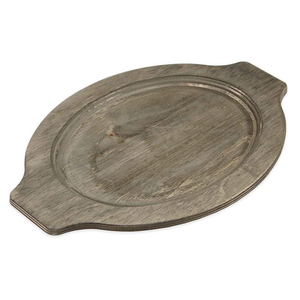 Lodge UGOH Wood Underliner for LOSH3 Sizzle Platter, Walnut Stain