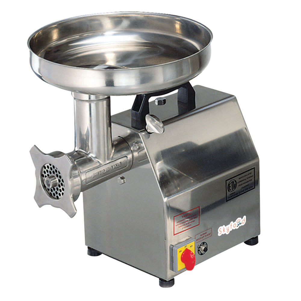 Skyfood SMG12 Meat Grinder w/ 1 hp, 260lbs/hr, Stainless