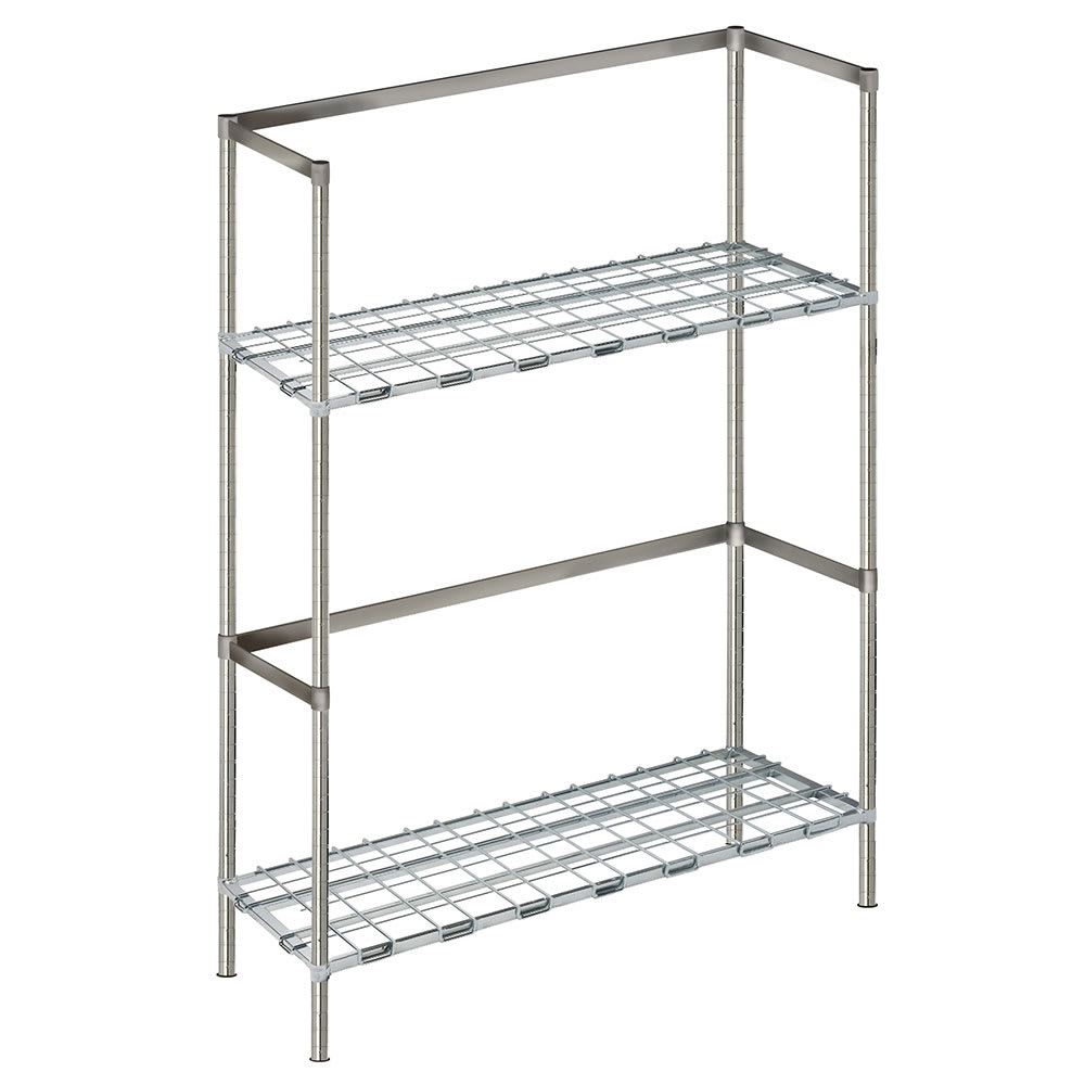 268-FBKR184854 (2) Level Keg Rack w/ (4) Keg Capacity, 48" x 18" x 54"