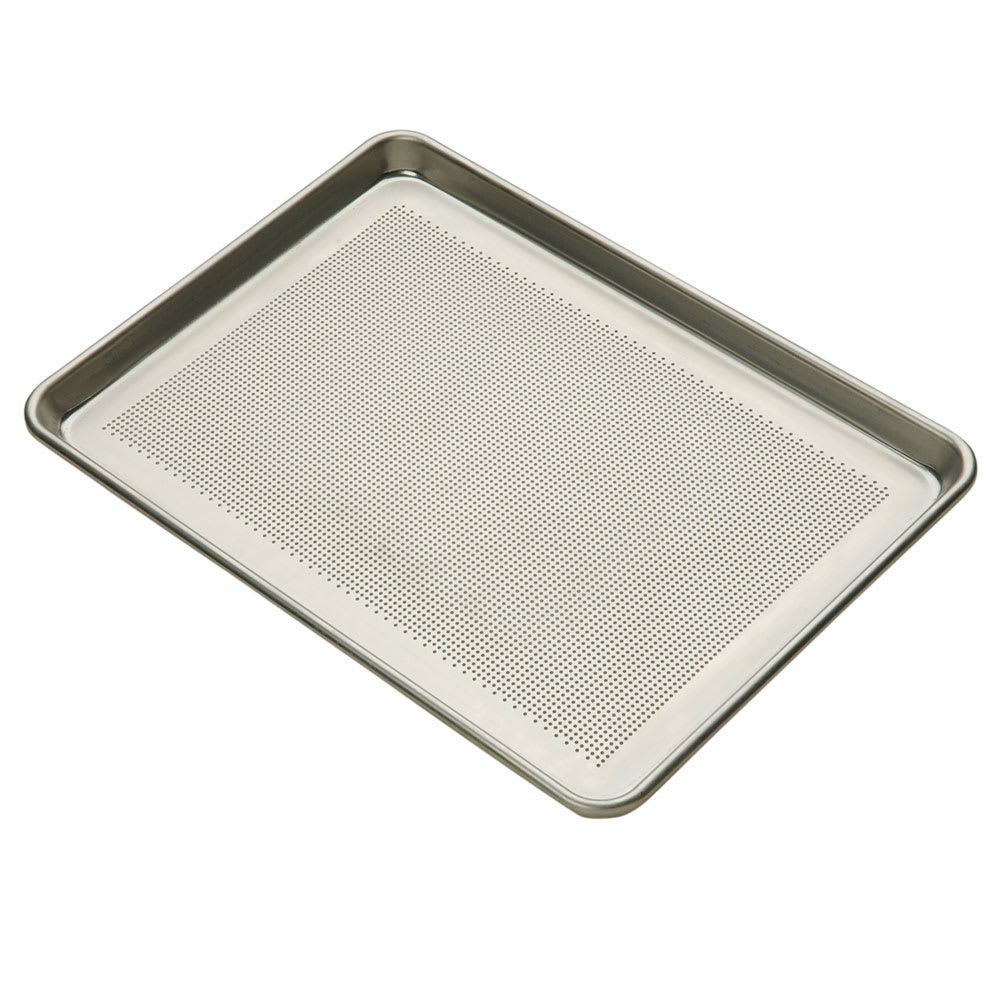 268-900857 Half Size Sheet Pan, 18 Gauge Aluminum, Perforated, 13 x 18 in