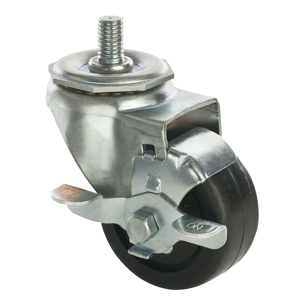 268-FTC12133 Universal Threaded Stem Caster Set - 1/2" x 13, 3/4" Long Thread