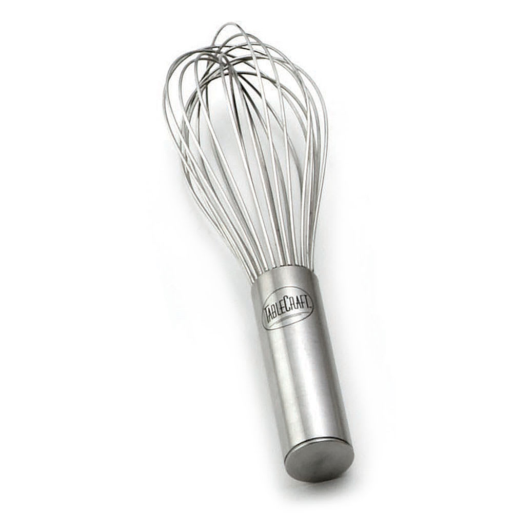 229-SF10 10" French Whip w/ Sealed Wires, Stainless Steel