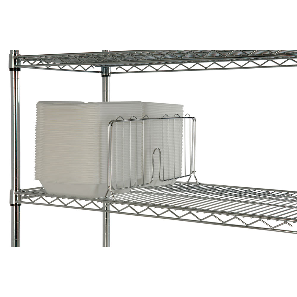 268-FSD18C Shelf Divider - 18" x 8", Chrome