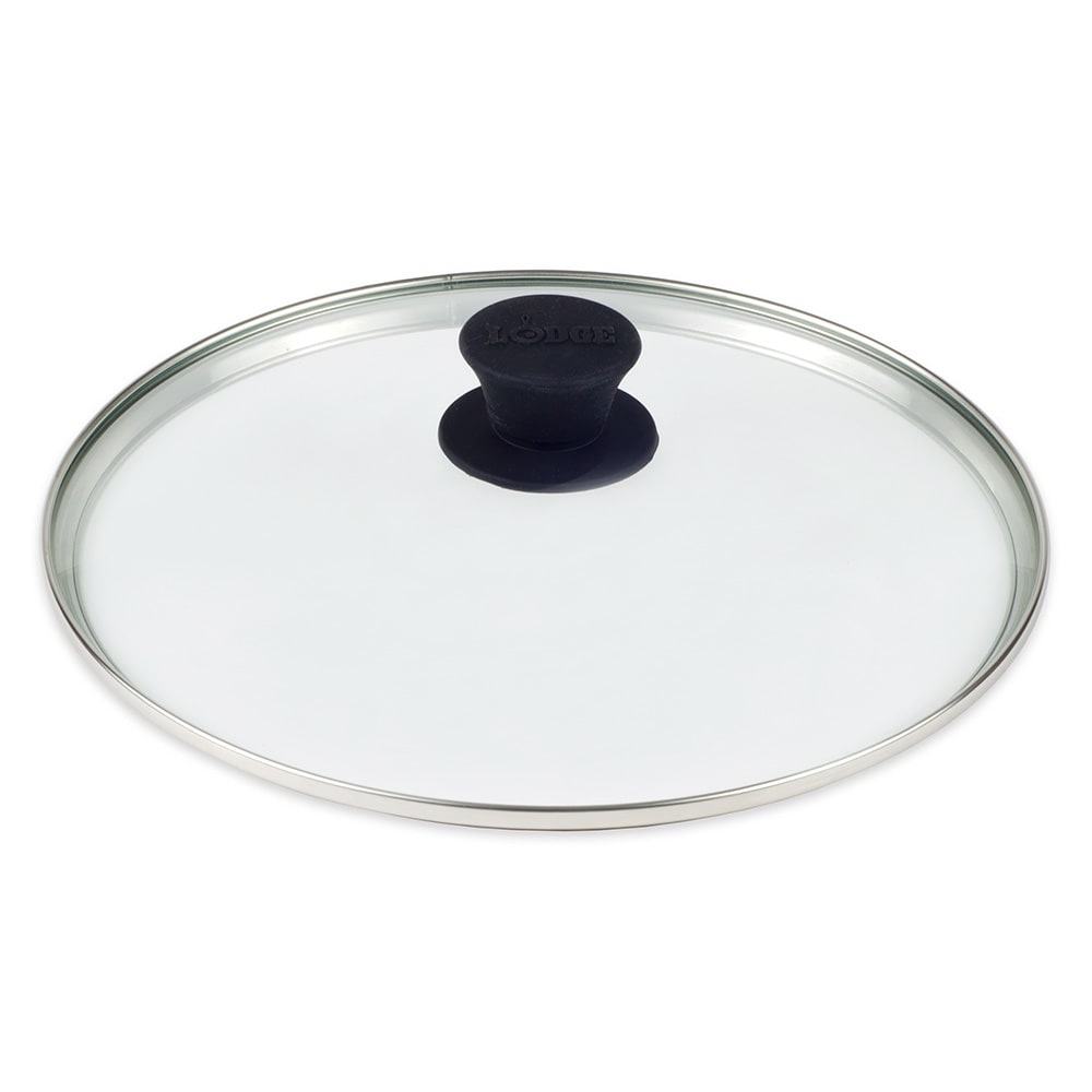Lodge 10.25 Inch Cast Iron Grill Pan, Fits 10 Inch Glass Lid