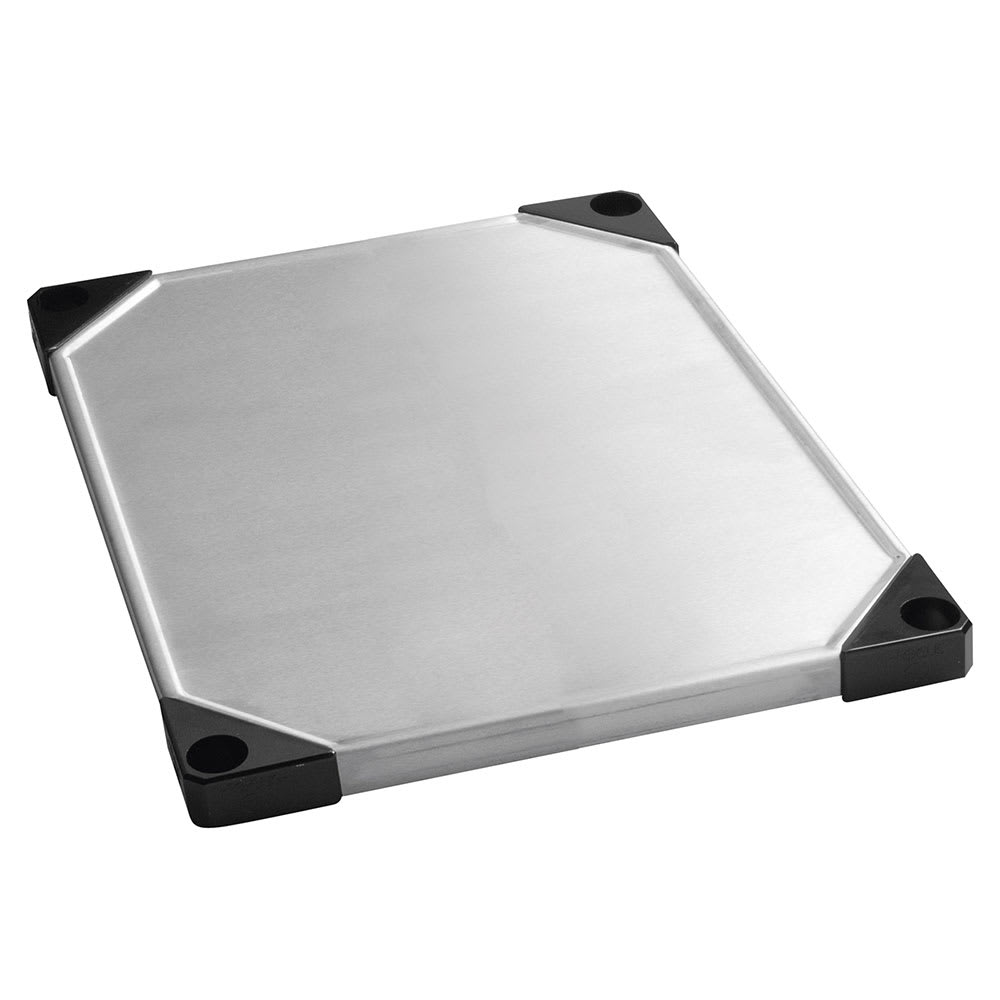 268-FF2424SSS Stainless Steel Solid Shelf - 24"W x 24"D