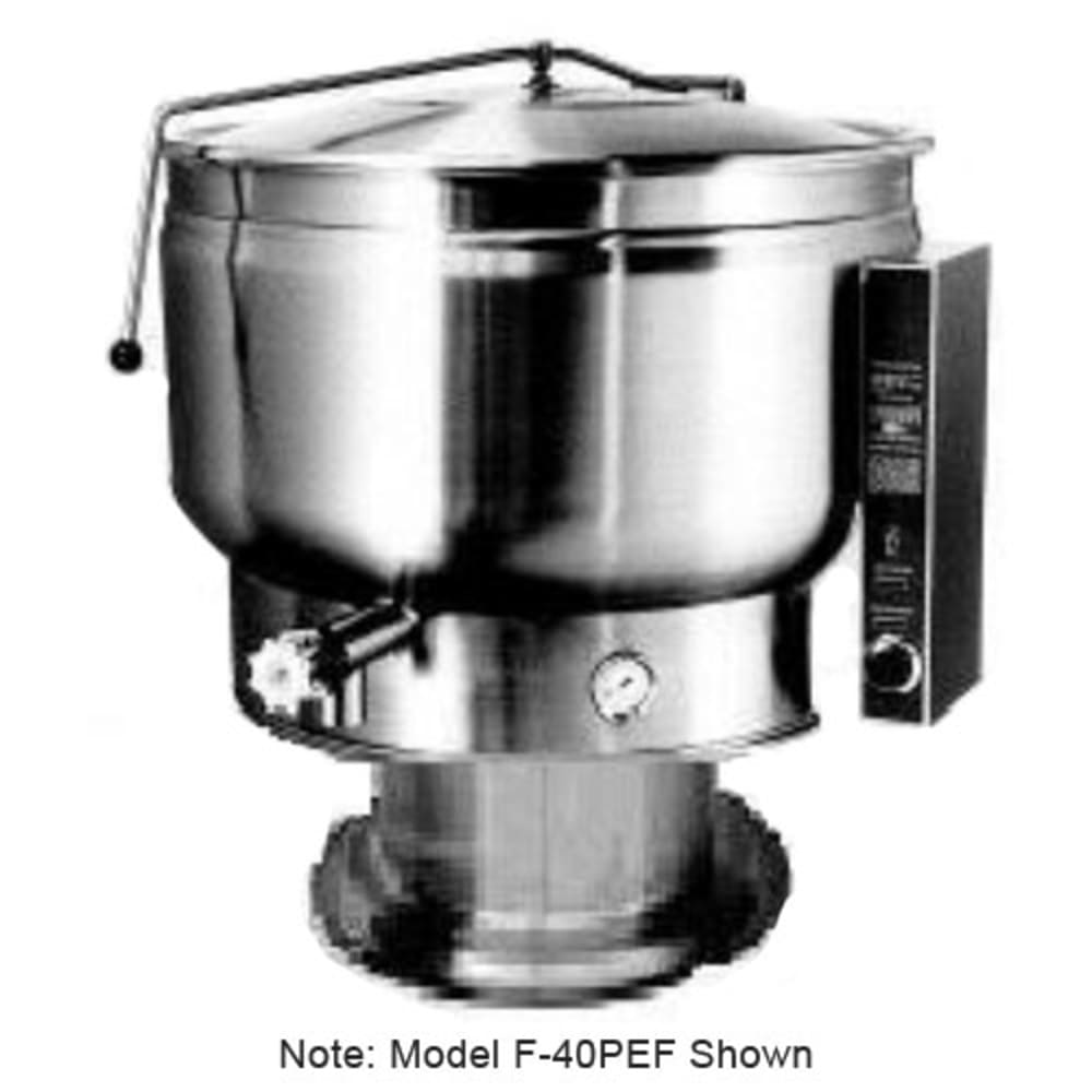 Market F60PEF 2403 60gal. Steam Kettle Stationary, Full Jacket, 240v/3ph