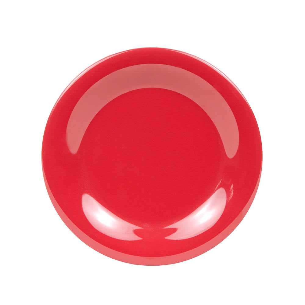 284-WP6CR 6 1/2" Round Melamine Dessert Plate, Cranberry