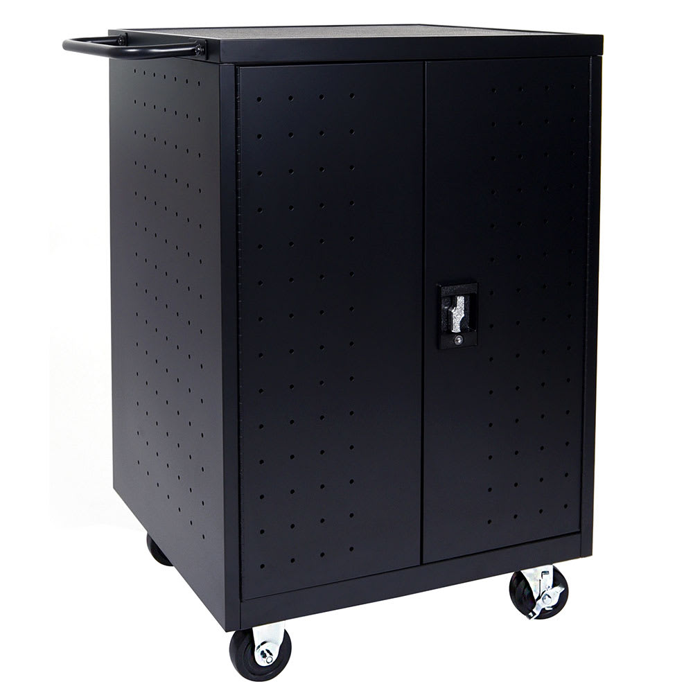 304-LLTP24B 3 Level Computer Cart w/ 10 ft Cord