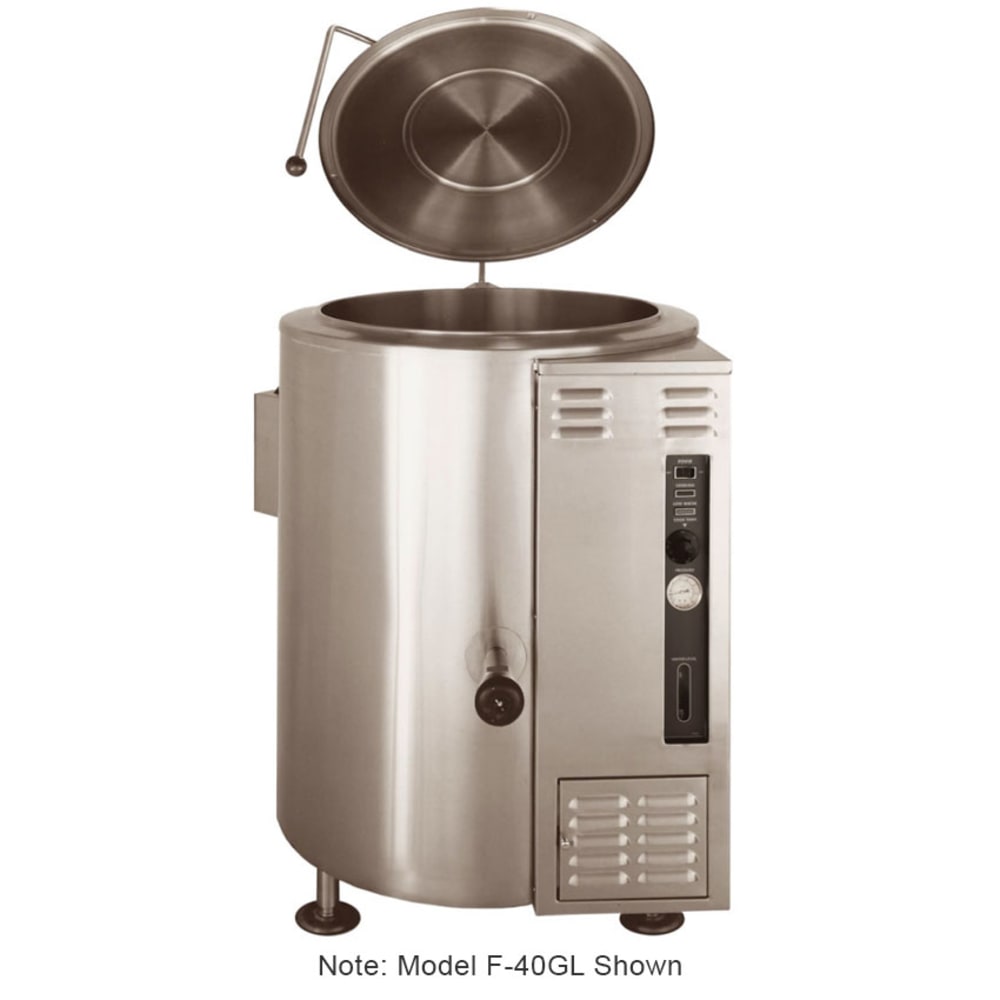 301-F20GLNG 20-gal. Steam Kettle - Stationary, 2/3 Jacket, Natural Gas