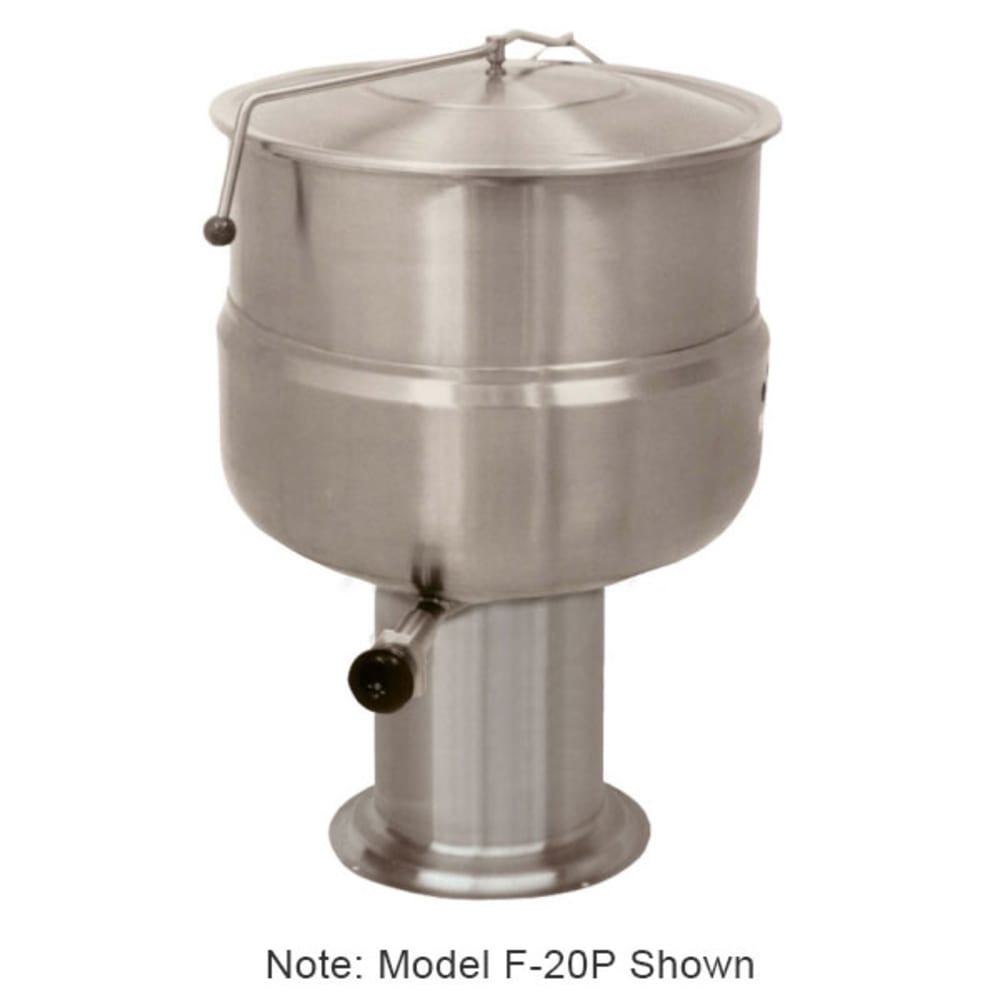 301-F60P 60-gal. Steam Kettle - Stationary, 2/3 Jacket, Direct Steam
