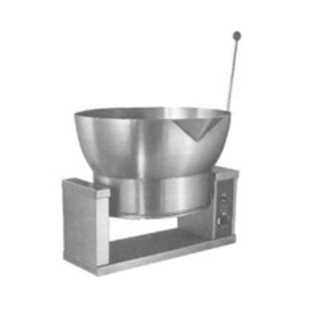 301-R1600E2403 16 gal Tilting Skillet, Power Switch & Thermostat, Stainless, 240/3 V