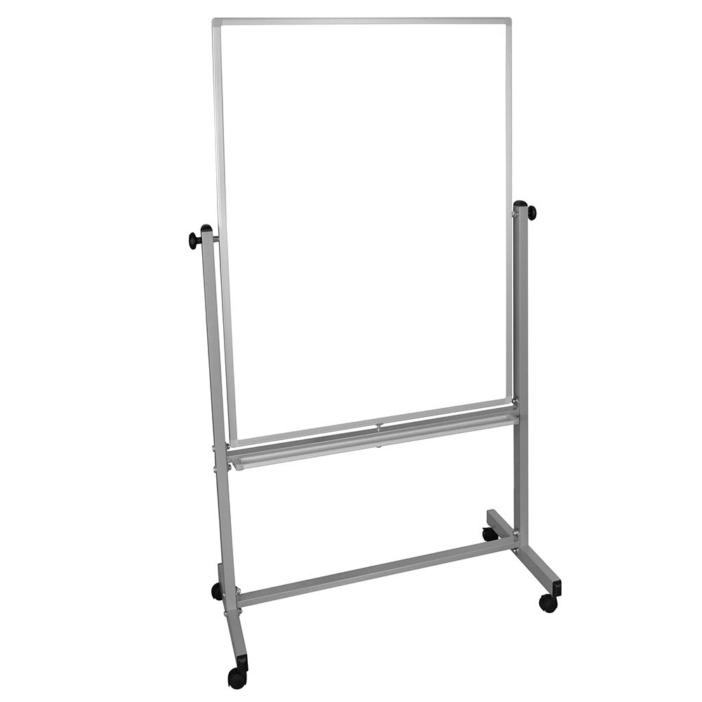 304-MB3648WW Reversible Magnetic Whiteboard w/ Aluminum Frame, 36x48"