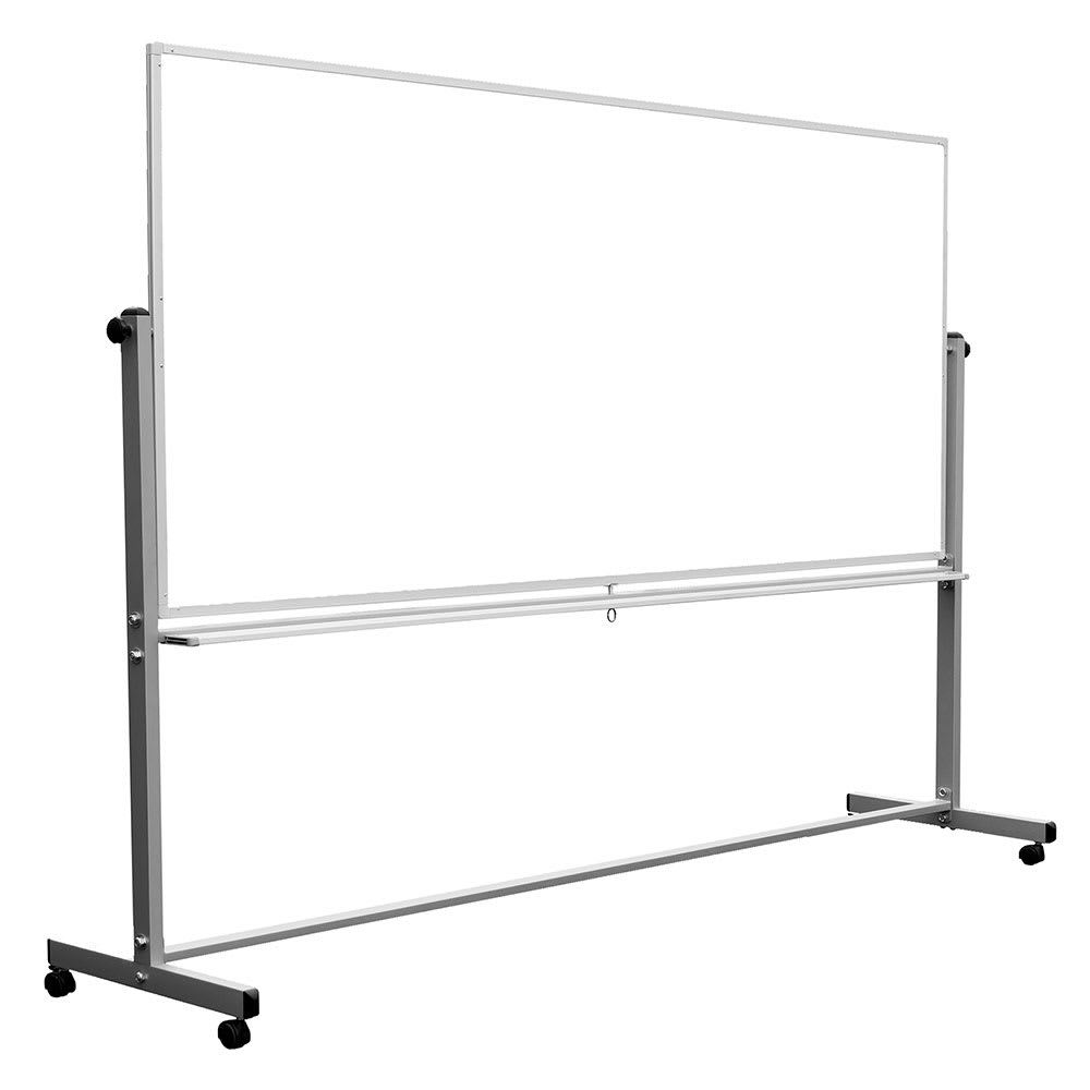 304-MB9640WW Reversible Magnetic Whiteboard w/ Aluminum Frame, 96" x 40"