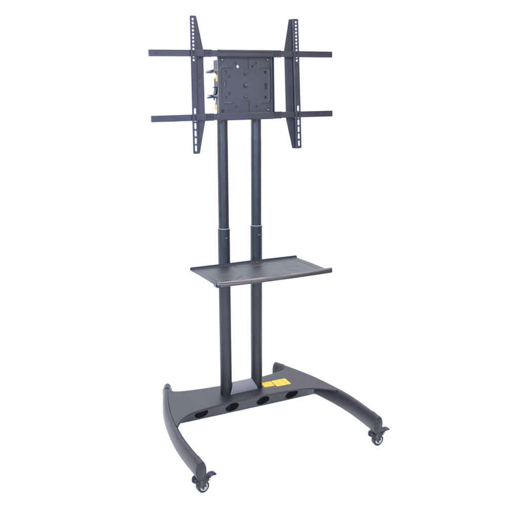304-FP3500 Adjustable Rotating TV Stand w/ 100 lb Capacity & Locking Casters