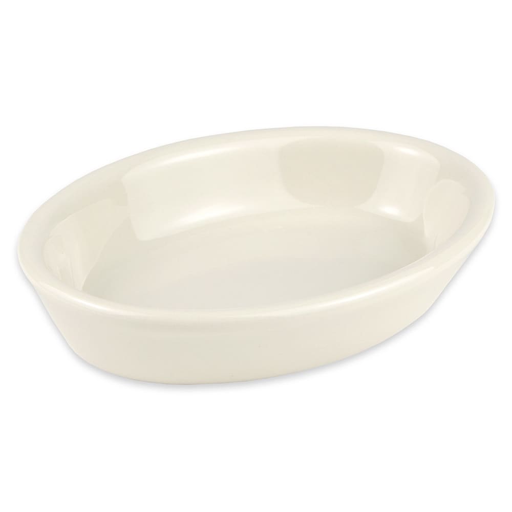 355-701WH 7 oz. Oval, China Baking Dish, White