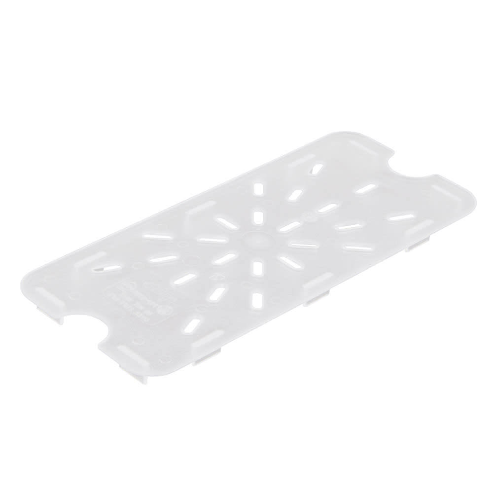 370-PCP33DS 1/3 Size Food Drain Shelf - Polycarbonate