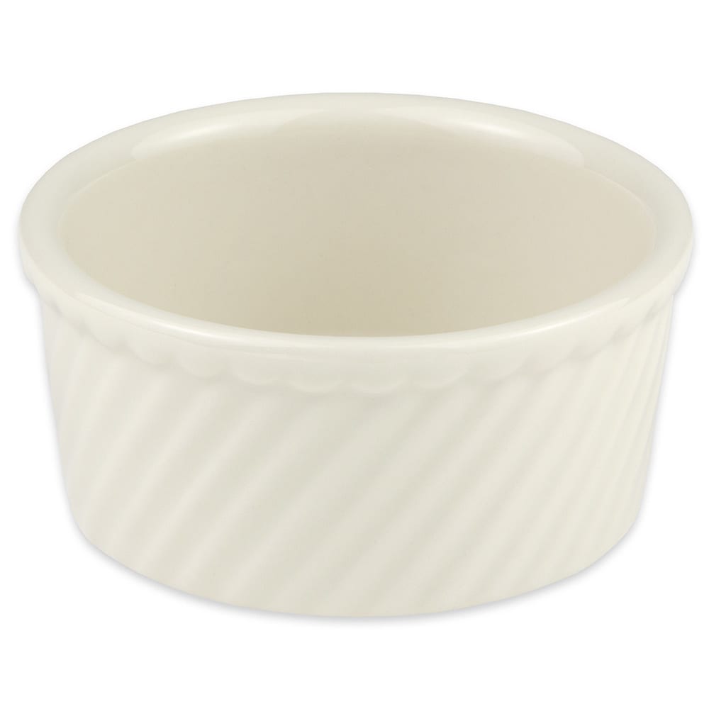 355-500WH 12 oz Souffle Dish - China, White