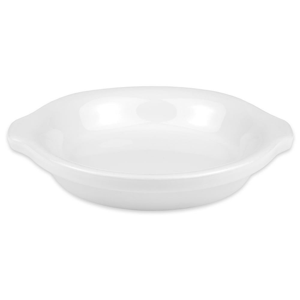 355-513BW 10 oz. Round, China Au Gratin & Shirred Egg, White