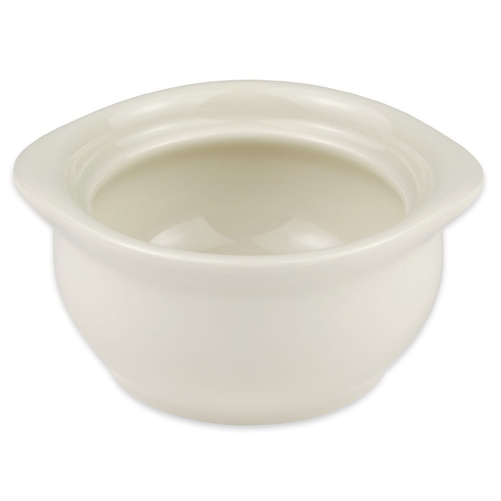 355-477BWH 8 oz Onion Soup Bowl - China, White