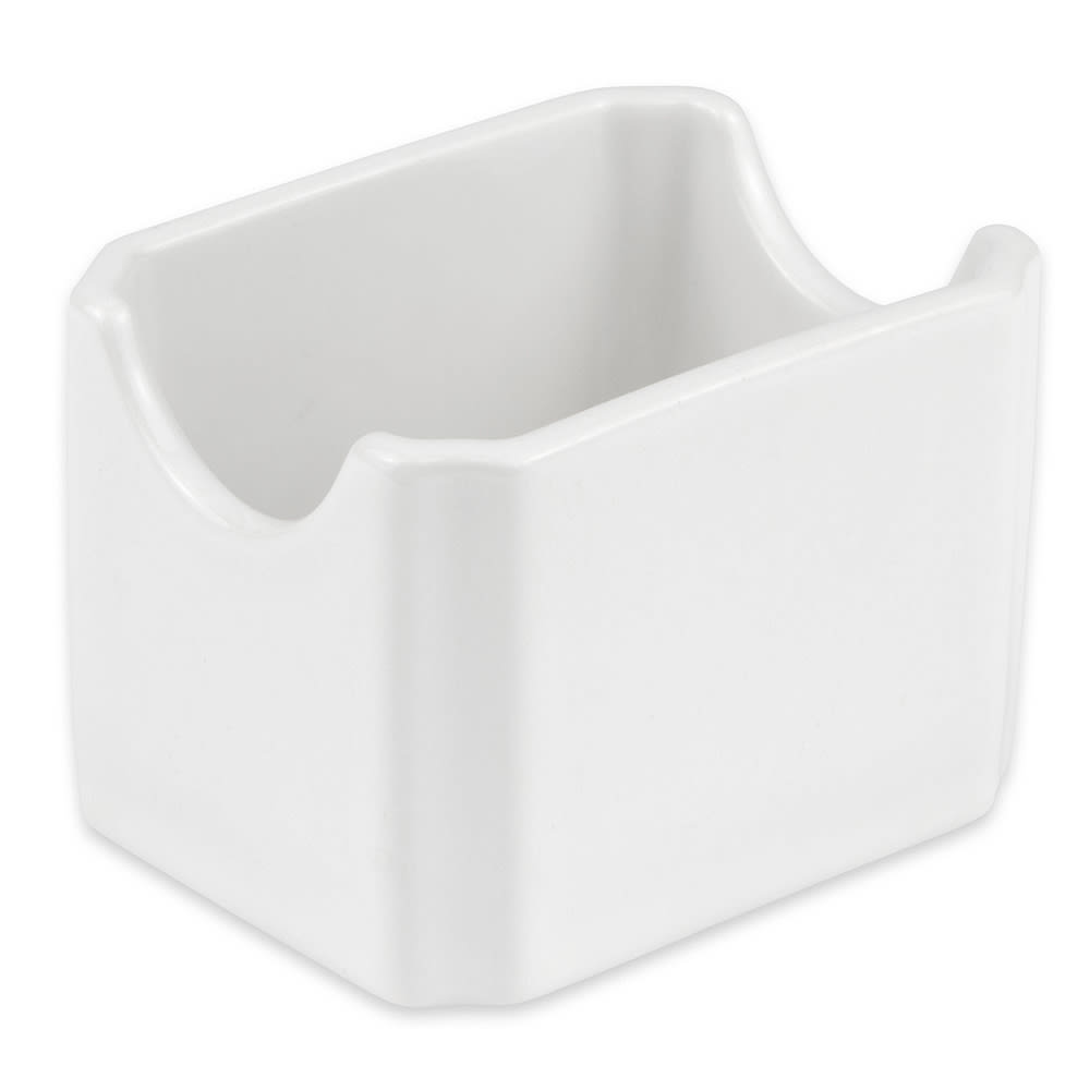 355-716BW Rectangular Sugar Caddy - Porcelain, Bright White