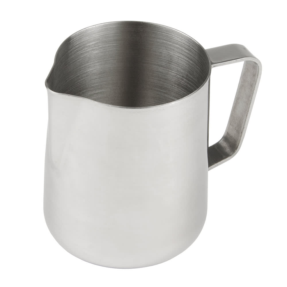 370-EP12 12 oz  Espresso Milk Pitcher - Stainless