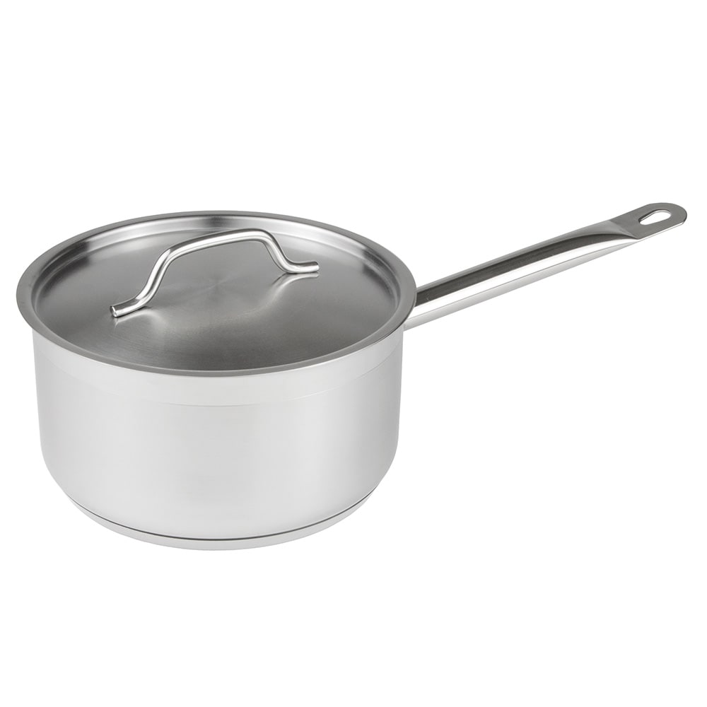 370-SSP3 3 1/2 qt Stainless Steel Saucepan w/ Hollow Metal Handle