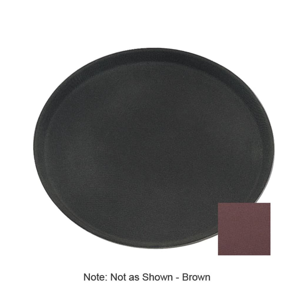370-GT2700BR Oval Grip Tight Tray - 22x27" Brown