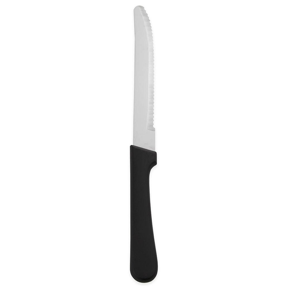 370-SK20P 4 1/4" Steak Knife - Rounded Tip, Plastic Handle, Stainless