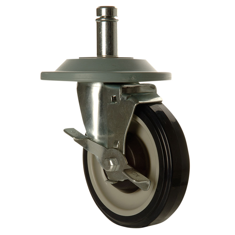 268-FSCAST5 5" Stem Casters w/ (2) Swivel & (2) Brake