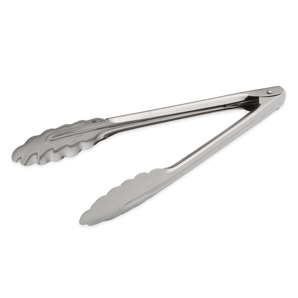 370-ST9 9" Stainless Spring Tongs
