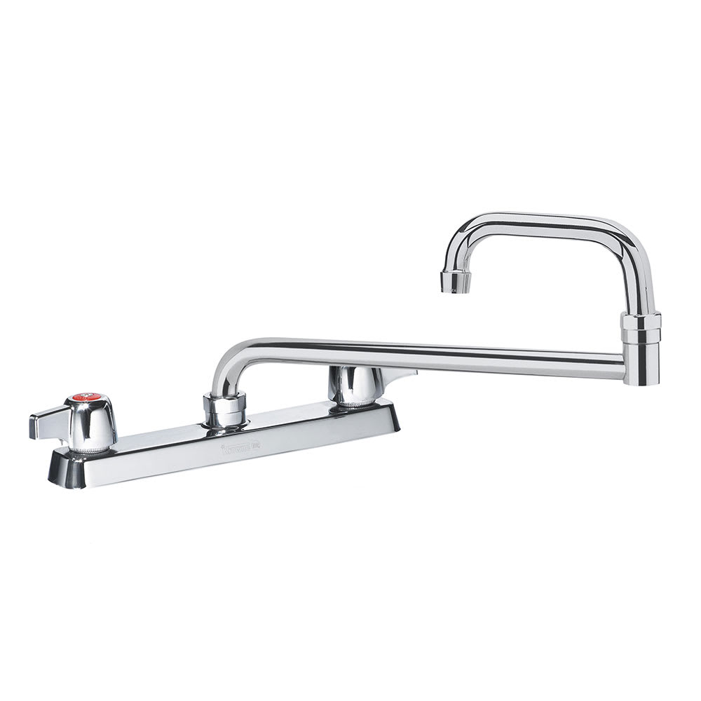 381-13818L Deck Mount Faucet w/ 18" Double Jointed Swing Nozzle 