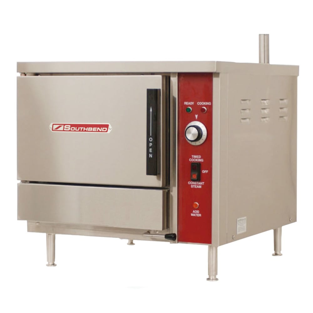 348-EZ2432083 Electric Countertop Steamer w/ (3) Full Size Pan Capacity, 208v/3ph