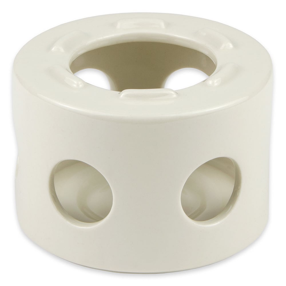 355-1143WH 4" Round Butter Warmer Stand Only, White