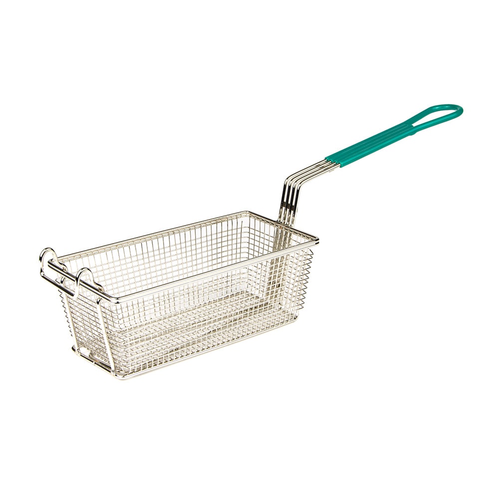 370-FB115PH Fryer Basket w/ Coated Handle & Front Hook, 11" x 5 1/2" x 4"