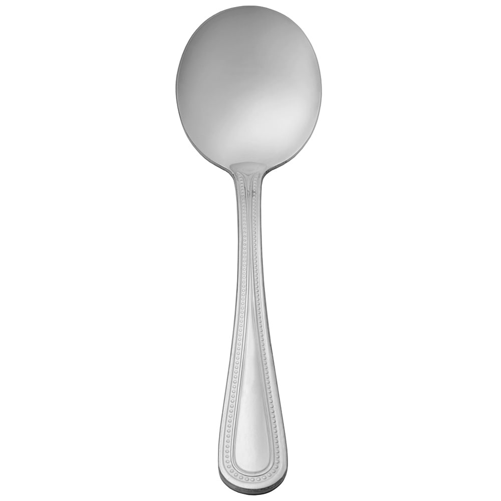 Update PL-82 6 1/10" Bouillon Spoon with 18/0 Stainless Grade, Pearl Pattern