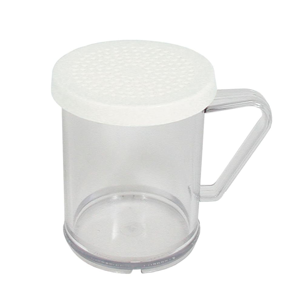 370-DRPC 10 oz Dredge/Shaker with Handle - (3)Snap-On Lids, Plastic