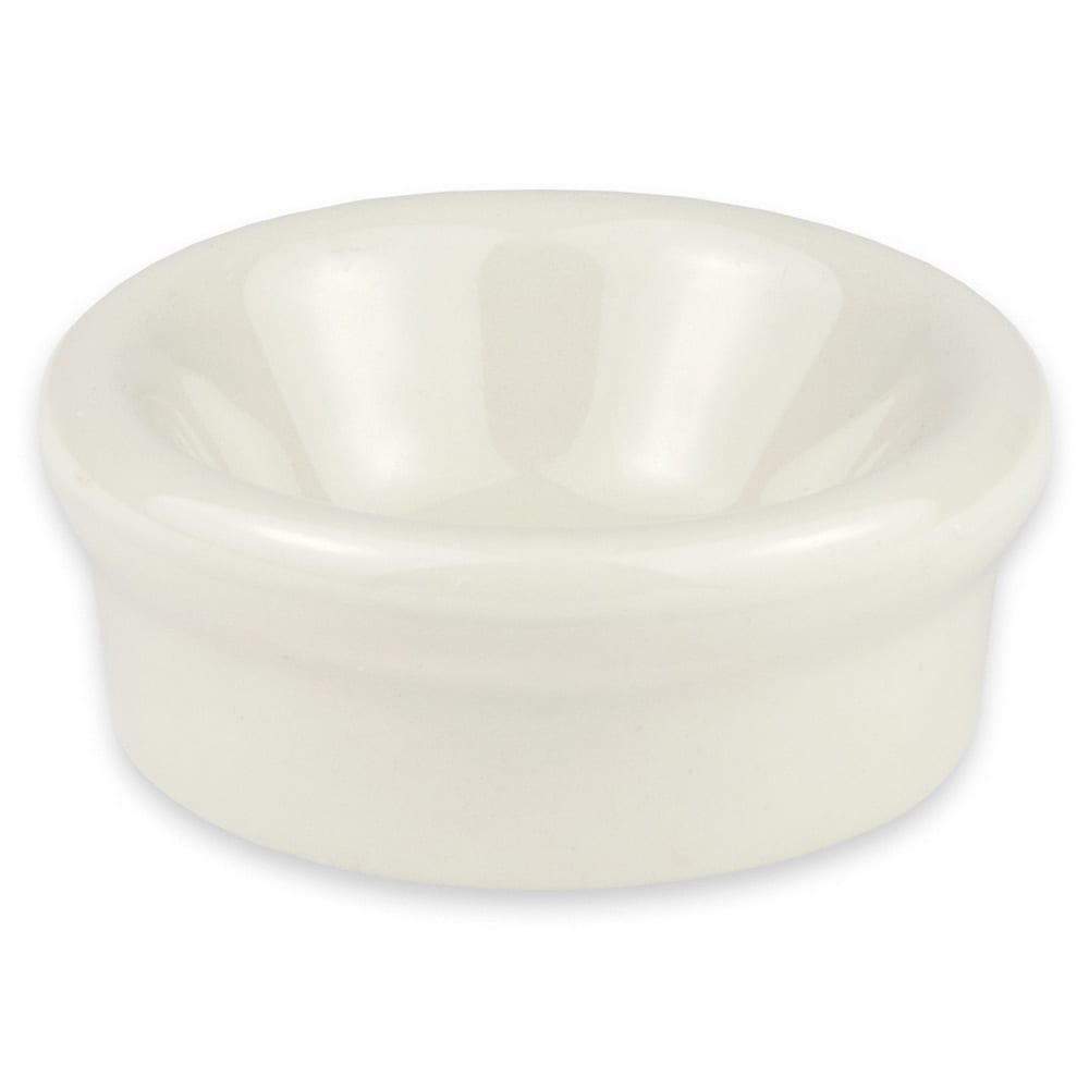355-1919WH 2 1/4" Round Butter Dish w/ 1 oz Capacity, White