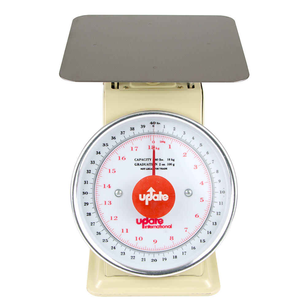 370-UP840 8" Fixed Dial Scale - 40 lb Capacity, 2 oz Graduations