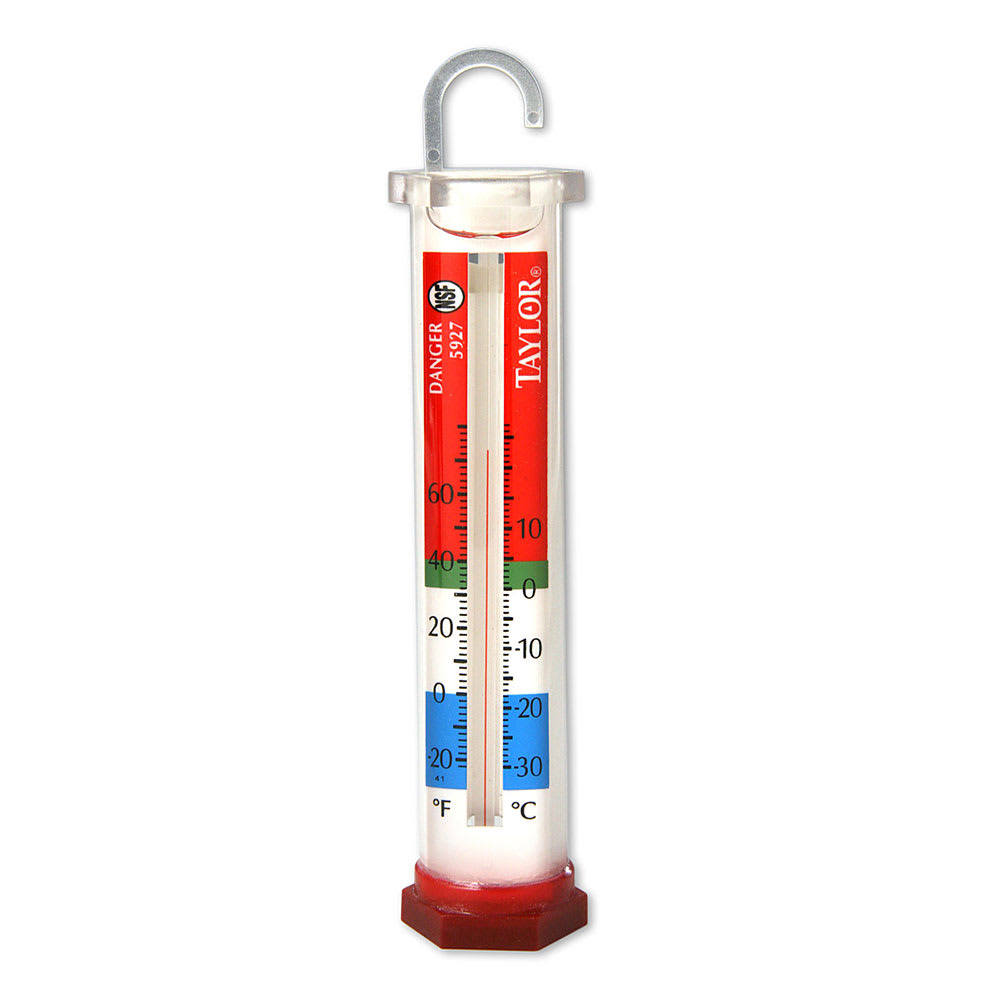 383-5927 Tube Refrigerator Freezer Thermometer, Propylene Glycol Filled