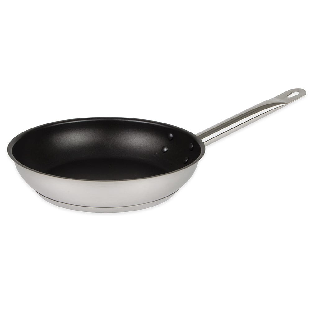 370-SFC09 9 1/2" Stainless Steel Frying Pan w/ Hollow Metal Handle