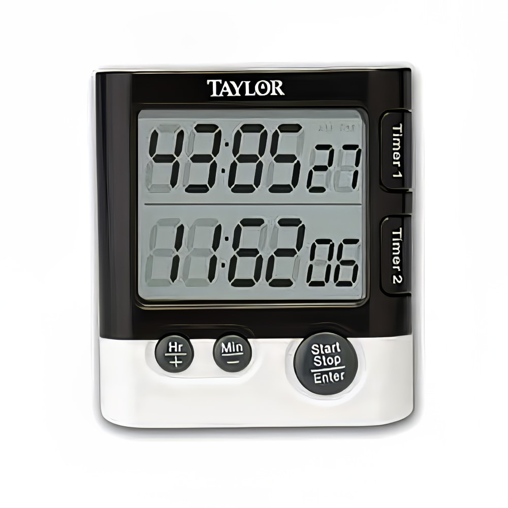 Taylor 5847-21 Digital 24 Hour Kitchen Timer with Clock