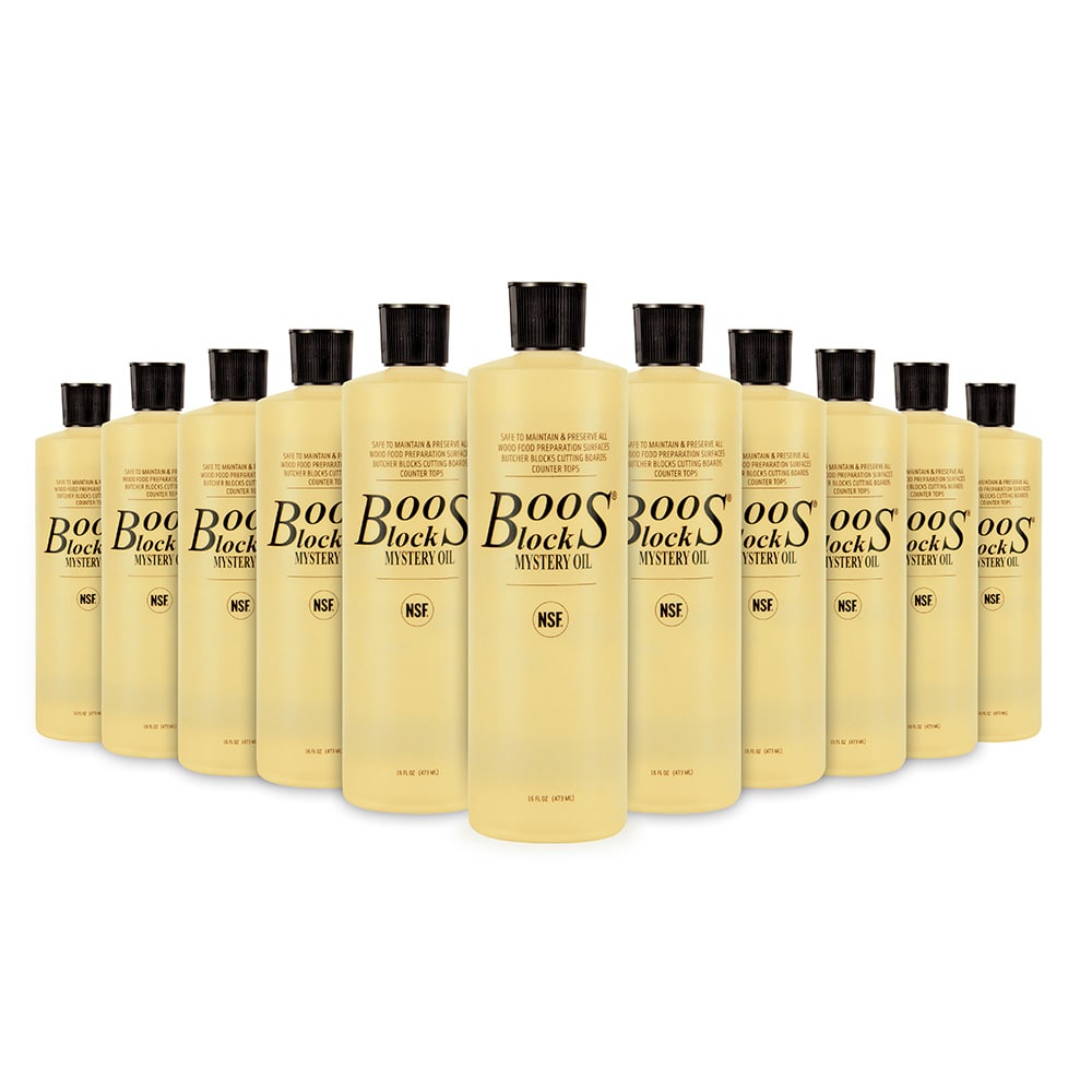 416-MYS12 16 oz Boos Mystery Oil w/ Mineral Oil & Raw Linseed