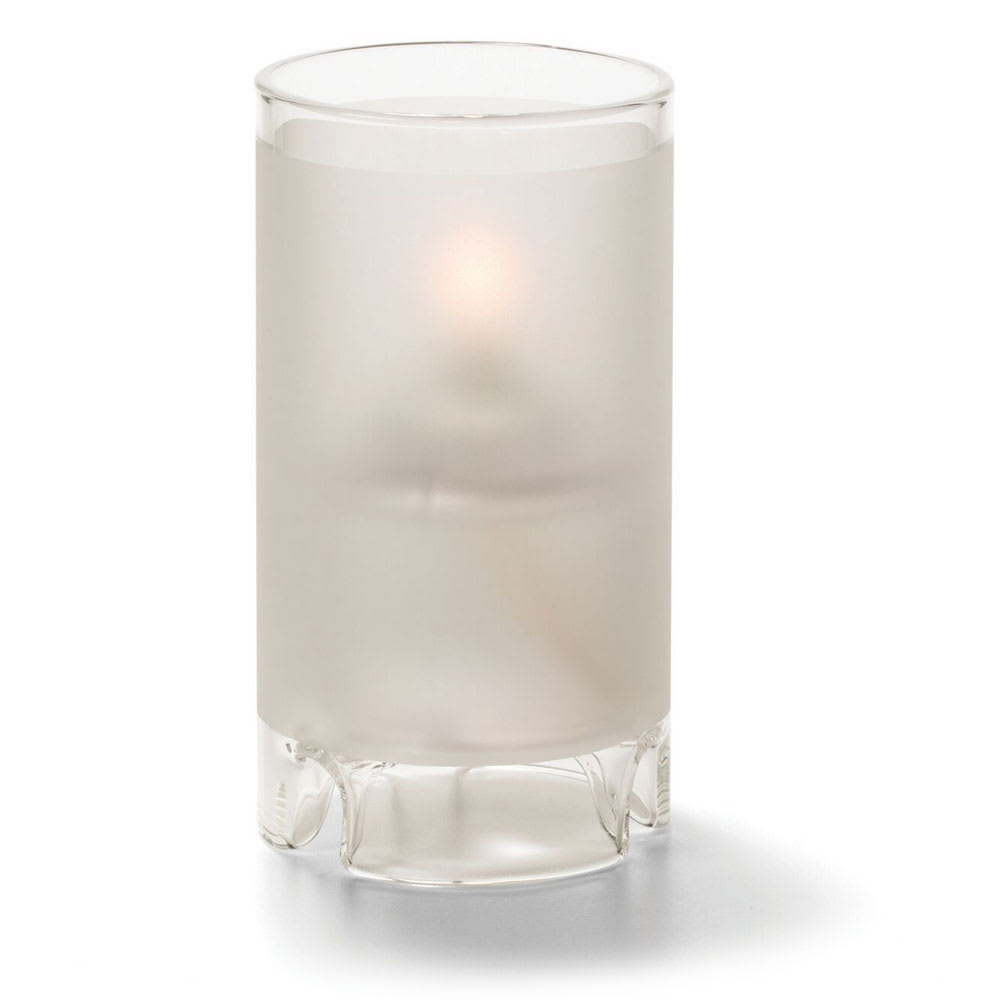 461-48017F Mini Cylinder Lamp for HD17 & HD26, 4 3/8 x 2 3/8", Glass, Satin Crystal