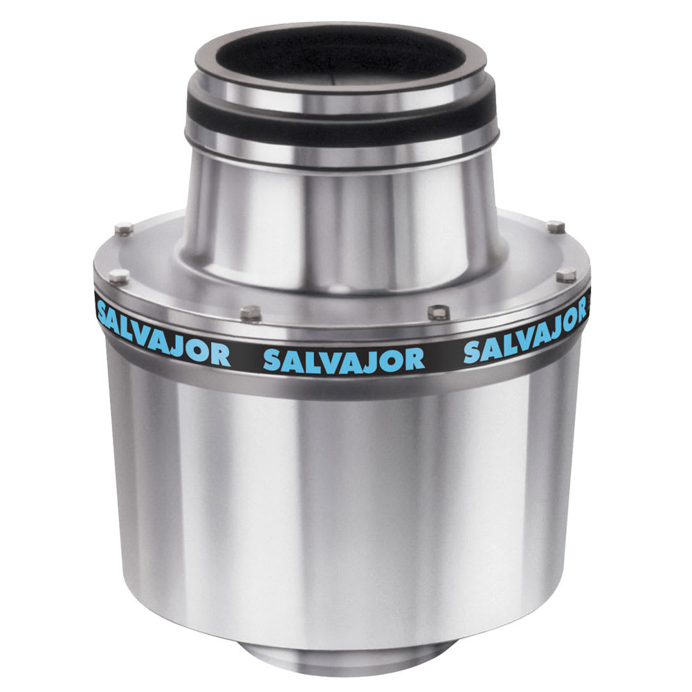 Salvajor 100 Disposer, Basic Unit Only, 1 HP Motor, 230v/3ph