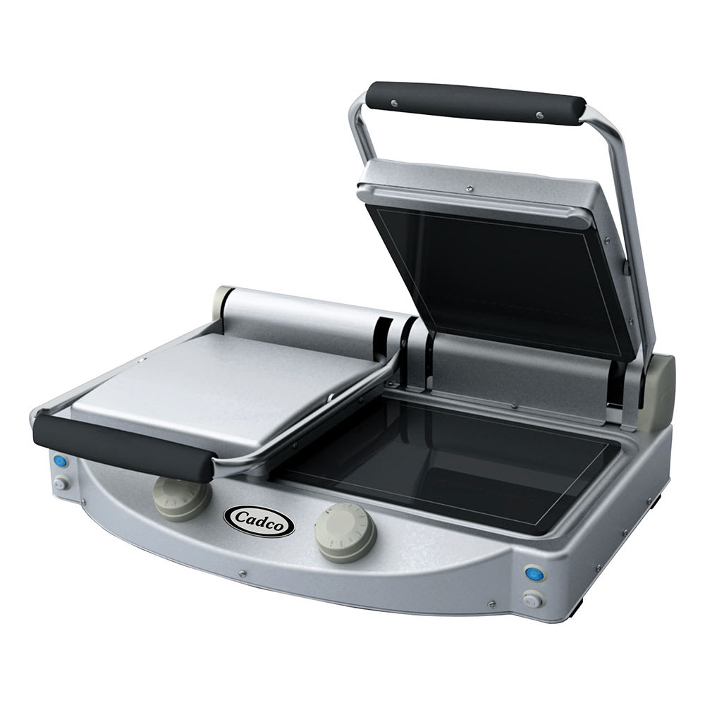 516-CPG20F Double Commercial Panini Press w/ Ceramic Smooth Plates, 208-240v/1ph